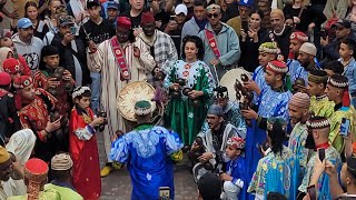 الطائفة الكناوية بالصويرة الحفل التراثي الكناوي traditionnel Gnawa Music Essaouira🎵 [upl. by Ordep]