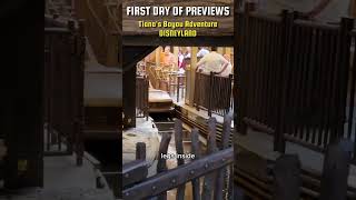 BREAKDOWN Tianas Disneyland FIRST DAY Previews shorts disneyparks disneyland [upl. by Arracahs]