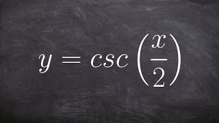 Learn How to Graph the Cosecant Function with a Change in Period [upl. by Riem]