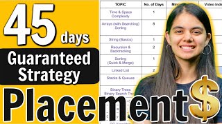 Placements  How to study in last 45 days  Step by Step Roadmap [upl. by Rogergcam]