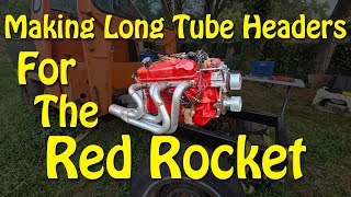 Making Long Tube Headers For The Red Rocket [upl. by Barthelemy]