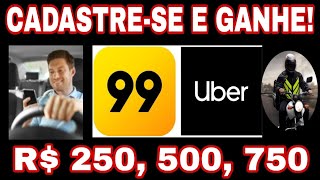 CADASTRESE E GANHE MOTORISTA INICIANTE UBER 99 [upl. by Eedeed613]