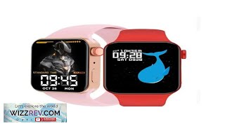 IWO Series 8 Smart Watch 175 Inch DIY Face Wristbands Heart Rate Review [upl. by Nadeen]