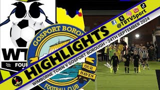 HIGHLIGHTS Wimborne Town v Gosport Borough Southern League Prem nonleague soccer highlights [upl. by Berky]