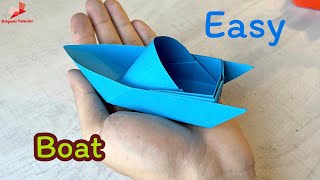 How To Make a Paper Boat  Easy Origami Boat [upl. by O'Donoghue]