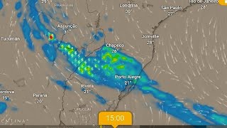 ATENÇÃO CHUVAS COM TROVOADAS ISOLADAS EM PARTE DO SUL 15062024 [upl. by Boak]