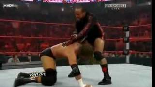 wwe raw 62909 triple h vs mvp [upl. by Aicekal]