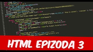 HTML  Tabele amp Forme Epizoda 3 [upl. by Krall550]