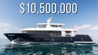 105M 2020 ALPHA 38M  125 SuperYacht Tour Liveaboard Charter Flybridge Motor Yacht [upl. by Reiners]