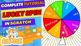 Scratch Game Projects 2 How to Create a Lucky Spin Wheel in Scratch – Easy for Beginners [upl. by Sileas495]