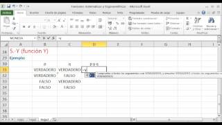 Excel función lógica y conjunción [upl. by Zweig249]