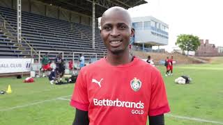 Terrence Dzvukamanja happy to be back in the Warriors fold [upl. by Ilka653]