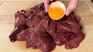 ❗️Attention Very tasty chicken liver 💯 Ive been cooking it like this for 20 years [upl. by Atibat]