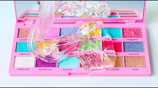 Mixing Makeup Into Slime with ASMR 💄 [upl. by Rahr]