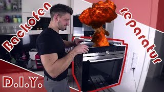 Backofen reparieren │ 6 Monate aus der Garantie │ Fehler Tür schließen │ Microschalter defekt [upl. by Binetta]