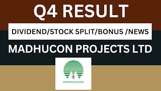 madhucon projects Q4 Results 2024  madhucon projects Results Today  madhucon Share Latest News [upl. by Eniarol434]