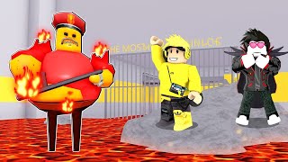 KABUR DARI PENJARA PENUH LAVA DI ROBLOX [upl. by Diskson]