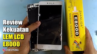 Review Kekuatan LEM LCD TOUCHSCREEN Zhanlida E8000 [upl. by Aissirac471]