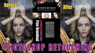 PHOTOSHOP RETOUCHING  Ultimate Retouch Panel Photoshop Plugin Free Download [upl. by Gal]