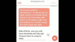 neglected Izuku Aizawa part 1 text chat [upl. by Ahsieket]