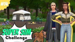 Camping trip to Granite Falls 🏕️  Sims 4 Super Sim Challenge part 14 [upl. by Josler977]