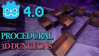 Procedural Dungeons in Godot 4  Tutorial [upl. by Leikeze]