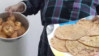 Pur Vora Paratha amp Lukochuri Alu Dom New Recipe Bengali Vlog ❤ [upl. by Kasevich]