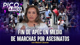 Fin de APEC en medio de marchas por asesinatos  Pico a Pico con Mabel Cáceres [upl. by Ephrayim]