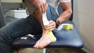 Peroneal Tendinopathy Kinesiology Taping Technique [upl. by Anoiuq]