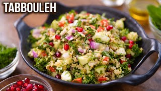 Tabbouleh Salad  How To Make Tabbouleh  Easy Salad Recipe  Herb Salad  Ruchi [upl. by Anatak776]