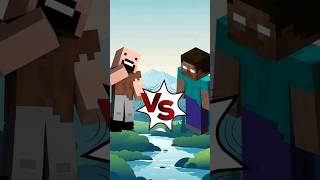 Notch vs HEROBRINE Carzy Battle shorts minecraft youtubeshorts [upl. by Lehman]