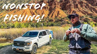 Flaming Gorge SofTopper Truck Camping and Lake Fly Fishing [upl. by Mages]