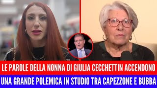 DURO SCONTRO TRA LA SCRITTRICE FRANCESCA BUBBA E CAPEZZONE DOPO LE PAROLE DI CARLA GATTI [upl. by Anailuj378]