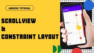 How To Use ScrollView in Android  Scroll View And Constraint Layout  Android Studio Tutorial [upl. by Yusem]