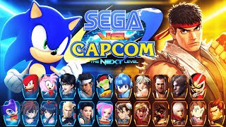 We Tried The New 2D Sega Vs Capcom Fighting Game [upl. by Tdnaltroc]