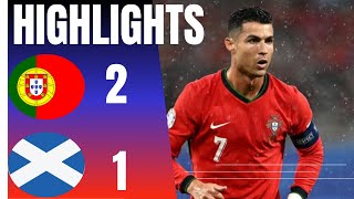 Portugal vs Scotland 21 UEFA Nations League [upl. by Questa]