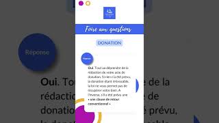 FAQ Donation à un descendant décédé prématurément qui récupère le bien immobilier [upl. by Zonda604]