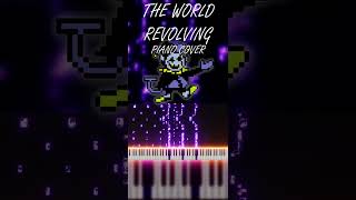 THE WORLD REVOLVING  Piano Arrangement shorts jevil pianocover deltarune [upl. by Brower]