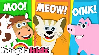 Sounds of Animals Song  HooplaKidz Nursery Rhymes [upl. by Weaver]