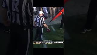 Outback bowl wild hit cfb blindrefs michigan south Carolina [upl. by Arick]