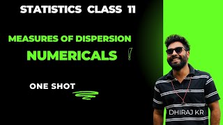 Measures of Dispersion  Statistics For Economics  Class 11 [upl. by Sapers543]