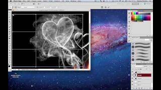 Photoshop Tutorial Smokin Hearts  Intermediate [upl. by Seadon]