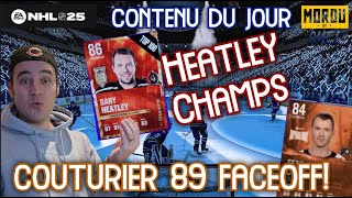 Heatley Champs et Couturier Supernatural  Solide Contenu du mercredi 30 octobre NHL 25  QC  FR [upl. by Grimaldi]