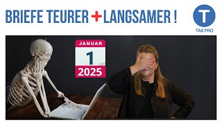 Briefe werden teurer  dauern länger DAS kommt am 112025 [upl. by Hiller]