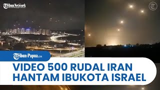 Tel Aviv Mencekam Iran Hujani Ibu Kota Israel Dengan Rudal [upl. by Ellsworth]