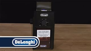 DeLonghi How To Grind Espresso Coffee KG79 Burr Grinder [upl. by Earleen]