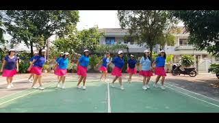 Basta Boi Remix Line Dance Choreo Enjoy aja [upl. by Nahs]