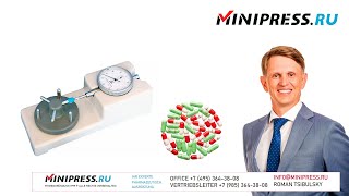 Labortabletten oder Kapseldickenanalysator HD02 Minipressru [upl. by Nacim]