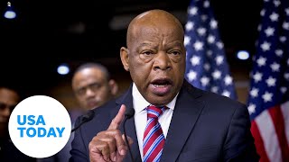 Congressman John Lewis lies in state at US Capitol  USA TODAY [upl. by Layla826]