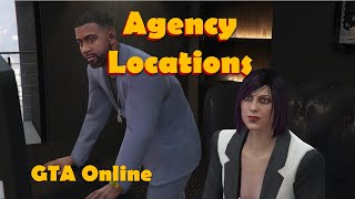 GTA Online Agency Locations [upl. by Nesaj]